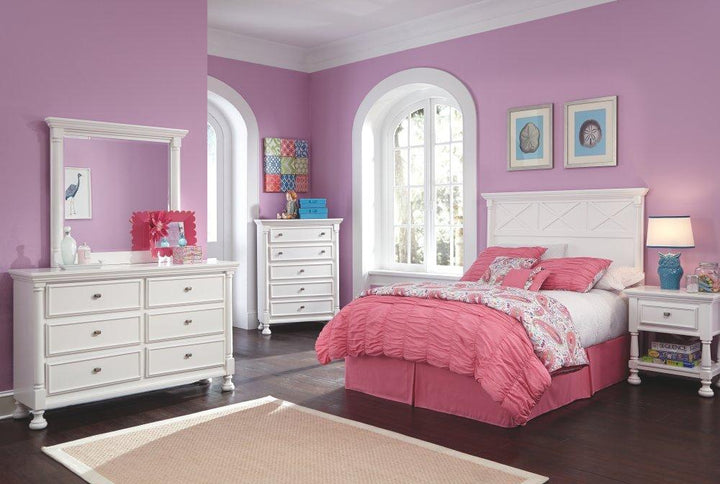ASHLEY FURNITURE PKG005299 Full Panel Headboard With Mirrored Dresser