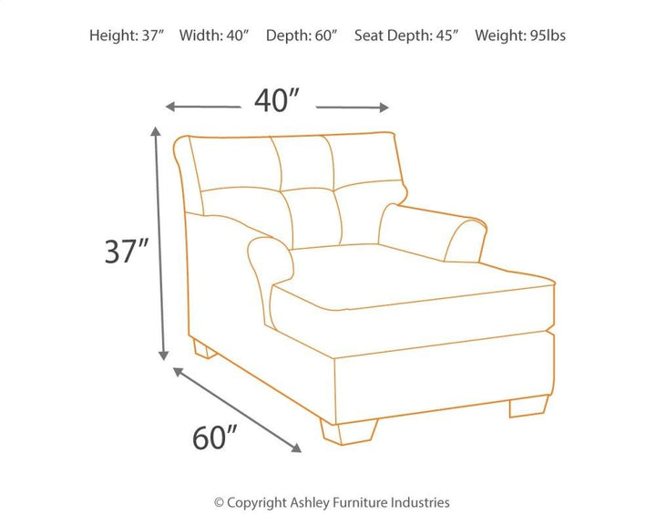 ASHLEY FURNITURE 9910115 Tibbee Chaise
