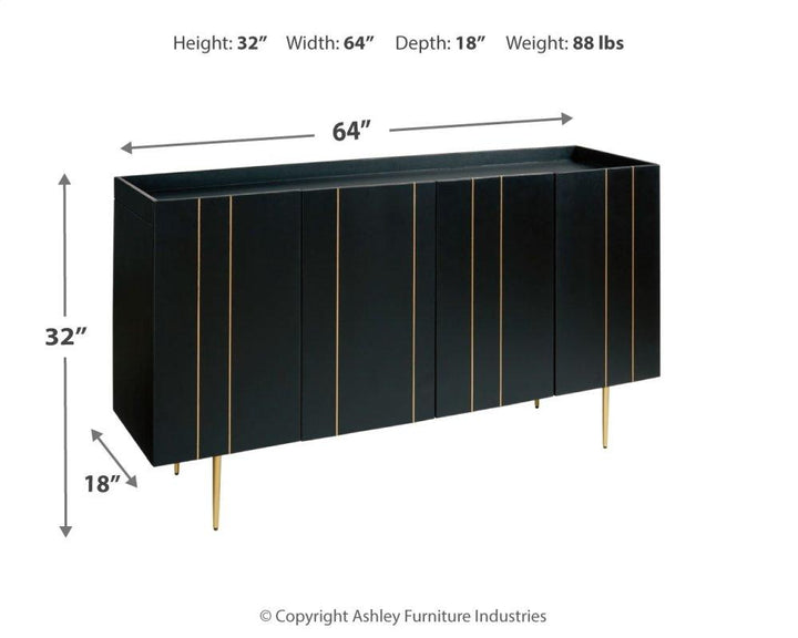 ASHLEY FURNITURE A4000260 Brentburn Accent Cabinet