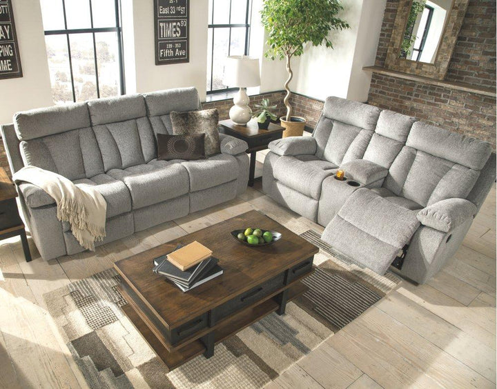 ASHLEY FURNITURE 7620489 Mitchiner Reclining Sofa With Drop Down Table