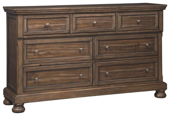 ASHLEY FURNITURE PKG006414 California King Panel Bed With 2 Storage Drawers With Dresser