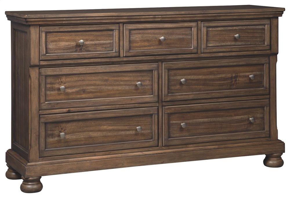 ASHLEY FURNITURE PKG006408 King Panel Bed With 2 Storage Drawers With Dresser