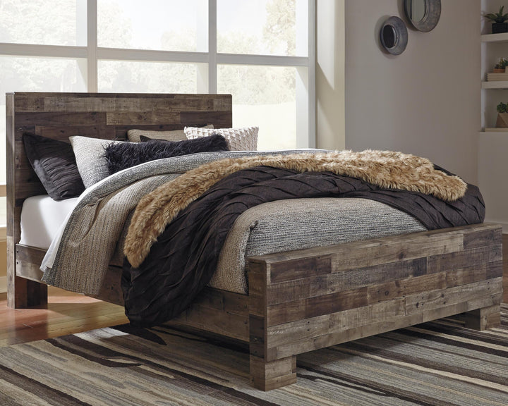 ASHLEY FURNITURE PKG003370 Queen Panel Bed With Mirrored Dresser