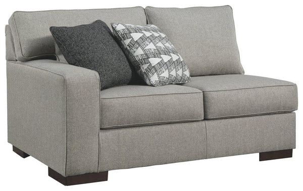 ASHLEY FURNITURE 4190255 Marsing Nuvella Left-arm Facing Loveseat