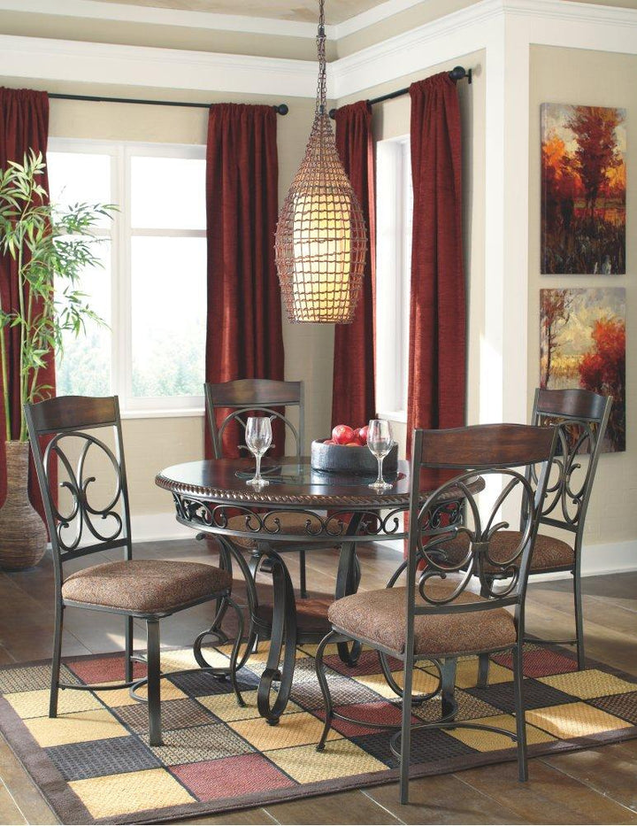 ASHLEY FURNITURE D329D1 Glambrey Dining Table With 4 Chairs