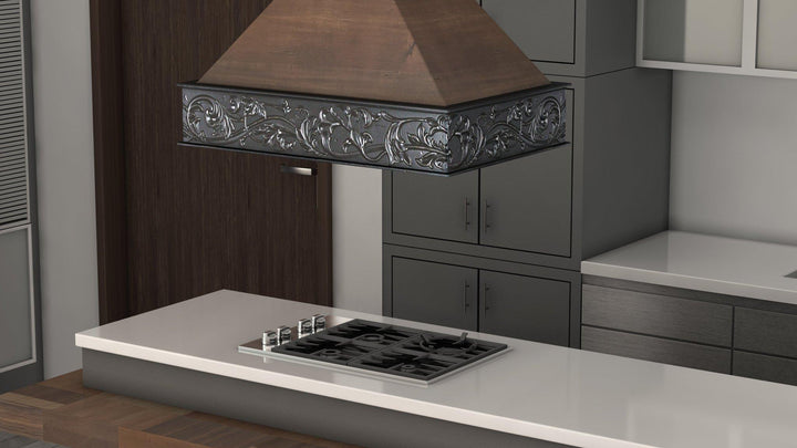 ZLINE KITCHEN AND BATH 9373AR36 ZLINE 36" Wooden Wall Mount Range Hood in Antigua and Walnut