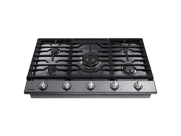 SAMSUNG NA36N7755TS 36" Smart Gas Cooktop with 22K BTU Dual Power Burner in Stainless Steel