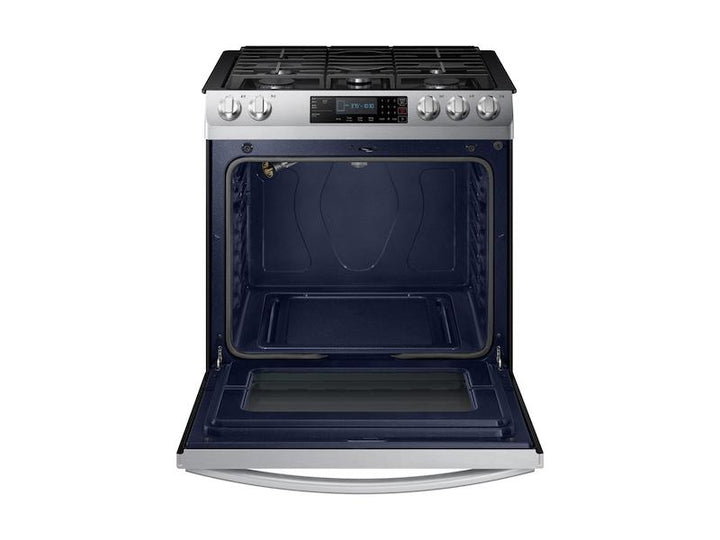 SAMSUNG NX58R9311SS 5.8 cu. ft. 5 Burner Slide-in Gas Range in Stainless Steel