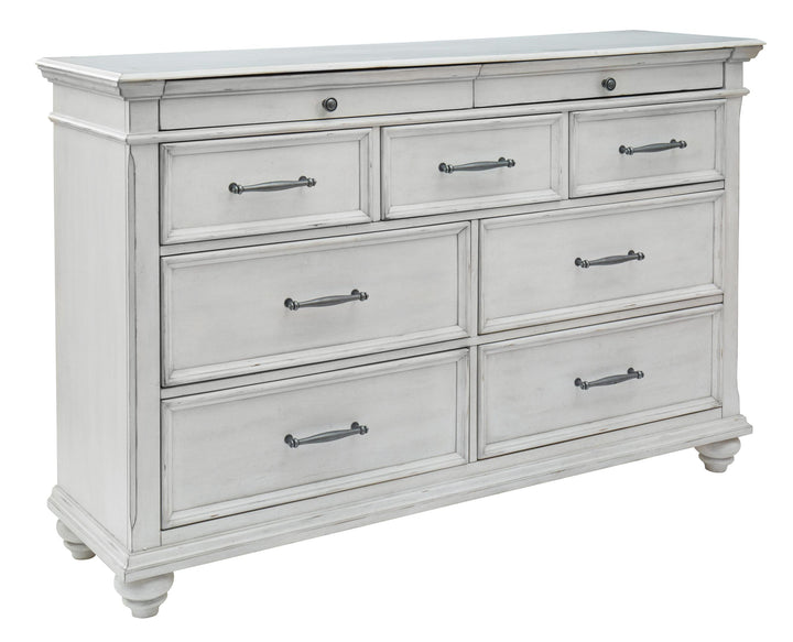 ASHLEY FURNITURE PKG007949 King Panel Bed With Storage With Dresser