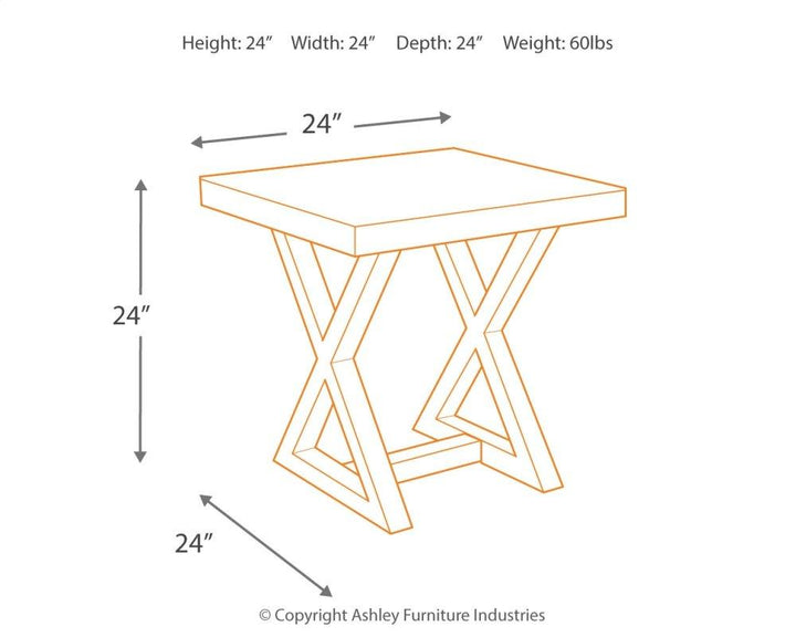 ASHLEY FURNITURE PKG007202 Coffee Table With 2 End Tables