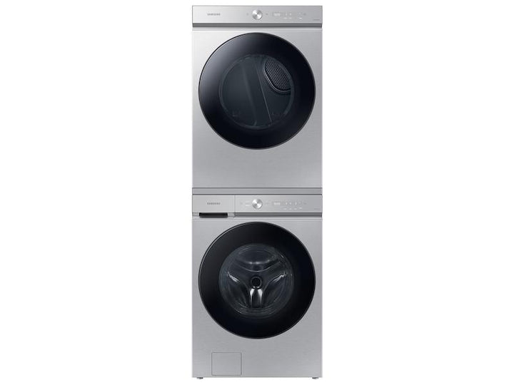 SAMSUNG DVG53BB8700TA3 Bespoke 7.6 cu. ft. Ultra Capacity Gas Dryer with Super Speed Dry and AI Smart Dial in Silver Steel