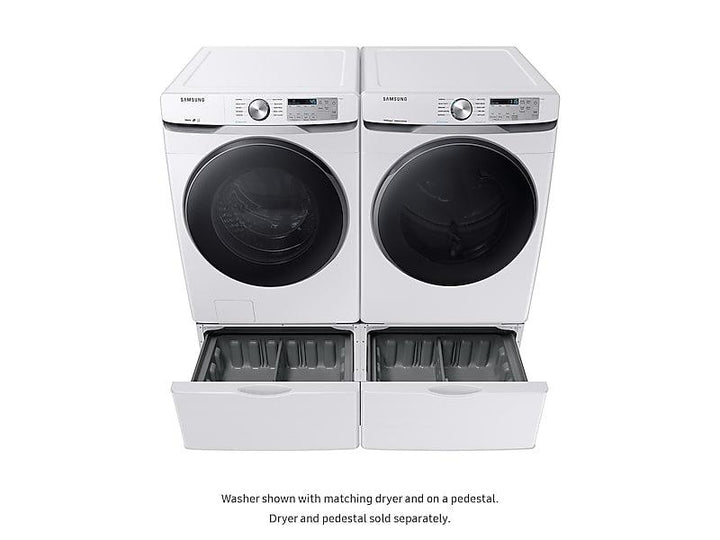 SAMSUNG WF45R6100AW 4.5 cu. ft. Front Load Washer with Steam in White