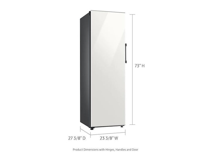 SAMSUNG RZ11T747435 11.4 cu. Ft. Bespoke Flex Column Refrigerator with Flexible Design in White Glass