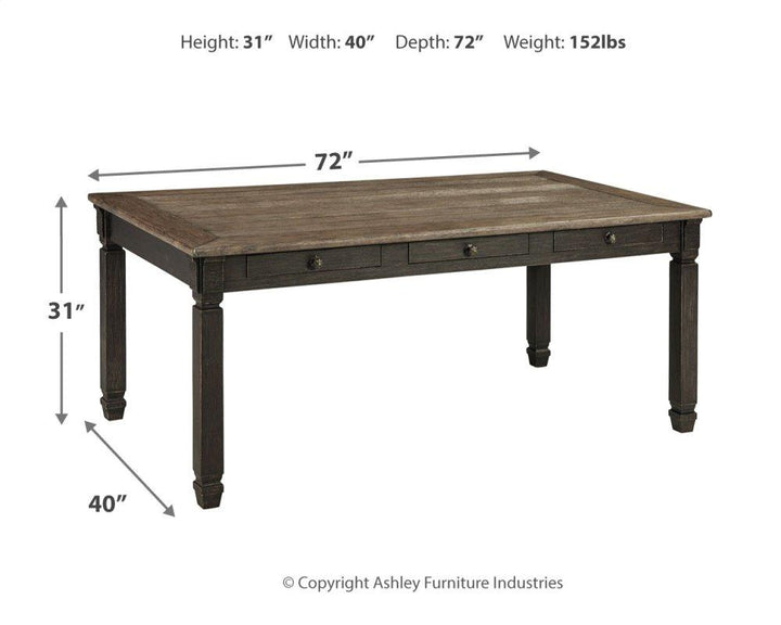 ASHLEY FURNITURE PKG000400 Dining Table and 4 Chairs and Bench