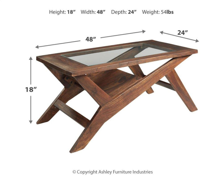 ASHLEY FURNITURE PKG007131 Coffee Table With 2 End Tables