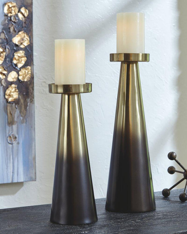 ASHLEY FURNITURE A2000424 Theseus Candle Holder set of 2