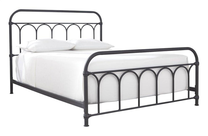 ASHLEY FURNITURE PKG008846 Queen Metal Bed With Mattress