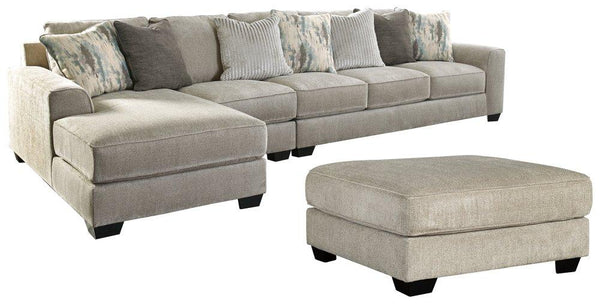 ASHLEY FURNITURE PKG001215 3-piece Sectional With Ottoman