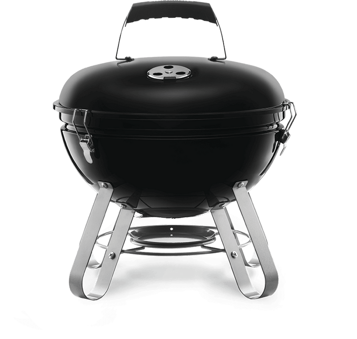 NAPOLEON BBQ NK14KLEG 14" Portable Charcoal Kettle Grill , Black , Charcoal