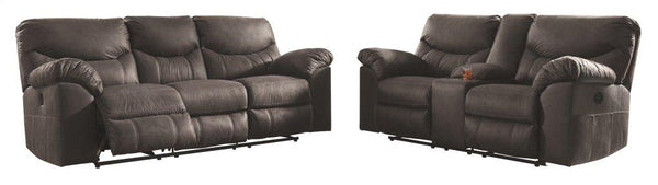 ASHLEY FURNITURE 33803U3 Boxberg Power Reclining Sofa and Loveseat