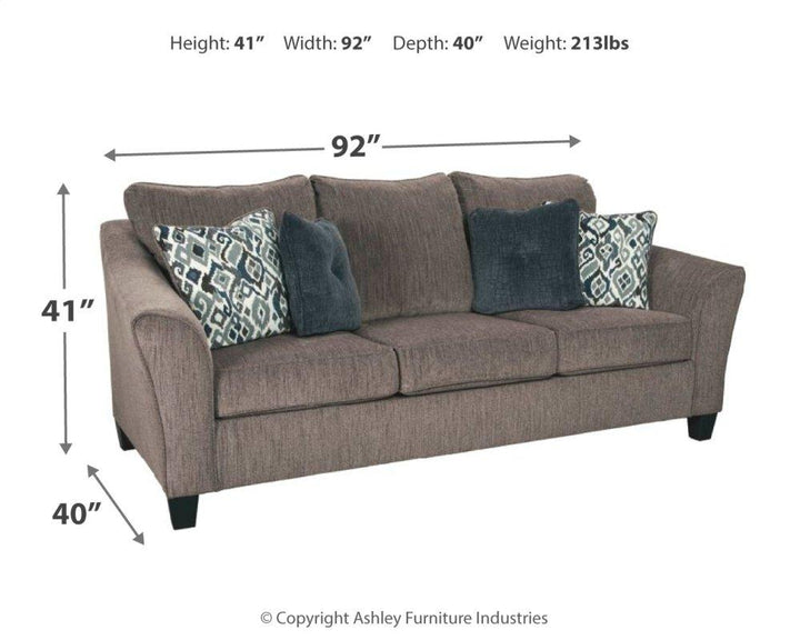 ASHLEY FURNITURE 4580639 Nemoli Queen Sofa Sleeper