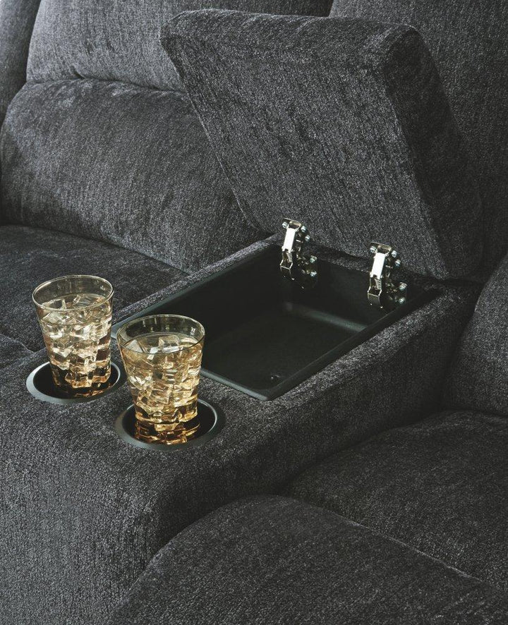 ASHLEY FURNITURE 7650494 Draycoll Reclining Loveseat With Console