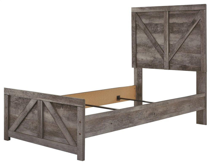 ASHLEY FURNITURE B440B16 Wynnlow Twin Crossbuck Panel Bed
