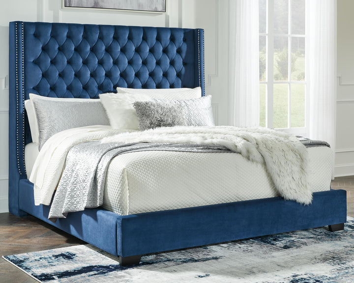 ASHLEY FURNITURE B650B26 Coralayne California King Upholstered Bed
