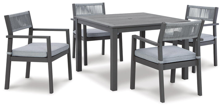 ASHLEY FURNITURE PKG013828 Outdoor Dining Table and 4 Chairs