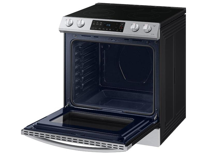 SAMSUNG NE63T8111SS 6.3 cu. ft. Smart Slide-in Electric Range in Stainless Steel