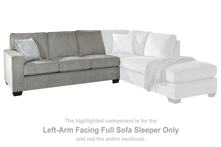 ASHLEY FURNITURE 8721410 Altari Left-arm Facing Full Sofa Sleeper