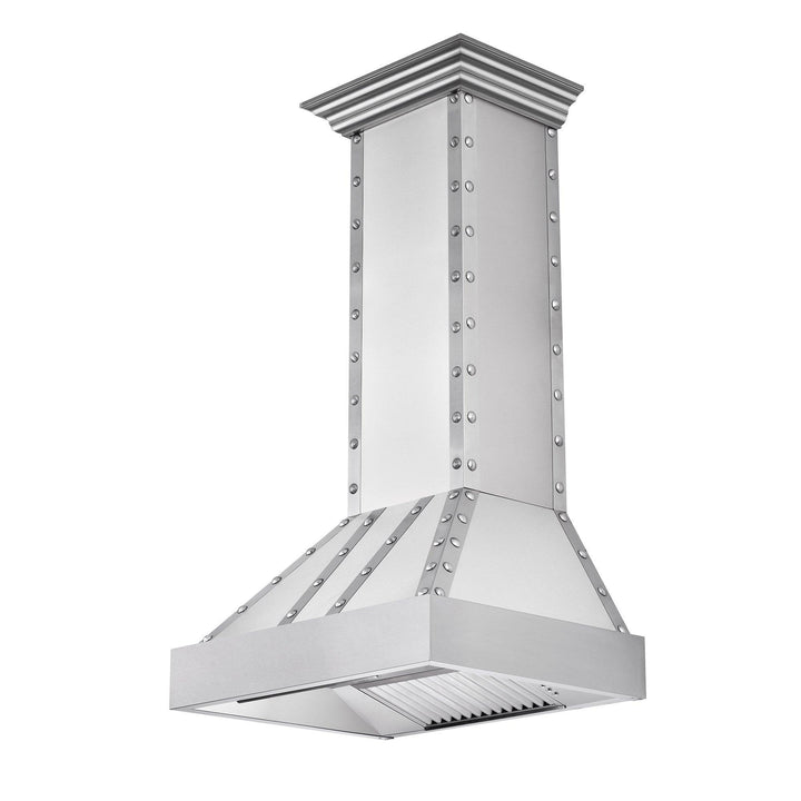 ZLINE KITCHEN AND BATH 6554SSSS36 ZLINE Convertible Vent Designer Series Wall Mount Range Hood in DuraSnow TM Stainless Steel Size: 36 inch