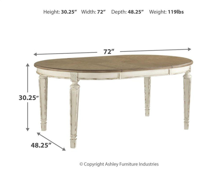 ASHLEY FURNITURE PKG002221 Dining Table and 4 Chairs