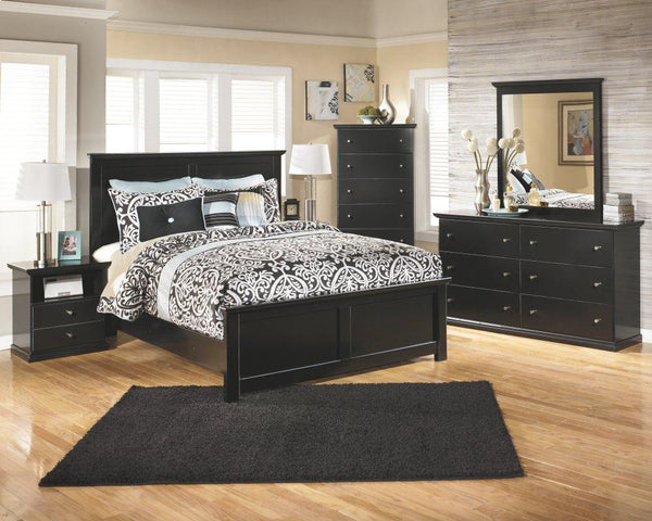 ASHLEY FURNITURE PKG002712 Full Panel Bed With Mirrored Dresser and Chest