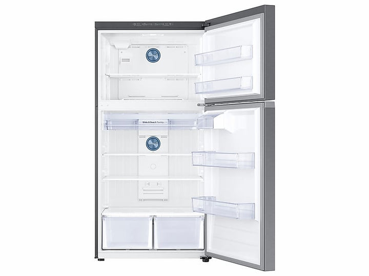 SAMSUNG RT18M6213SR 18 cu. ft. Top Freezer Refrigerator with FlexZone TM in Stainless Steel