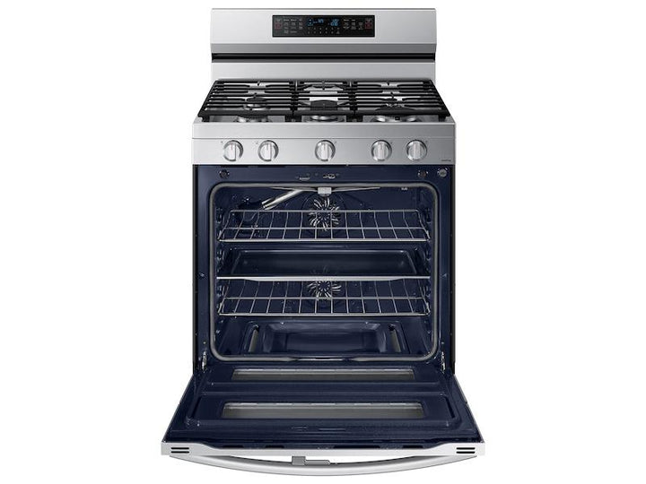 SAMSUNG NX60A6751SS 6.0 cu. ft. Smart Freestanding Gas Range with Flex Duo TM , Stainless Cooktop & Air Fry in Stainless Steel