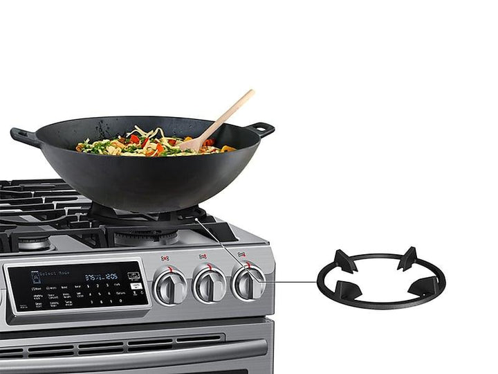 SAMSUNG NX58H9500WS 5.8 cu. ft. Slide-In Gas Range with True Convection in Stainless Steel