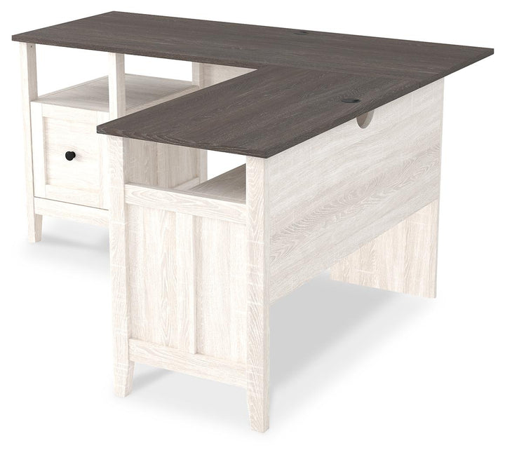 ASHLEY FURNITURE H287H1 Dorrinson 2-piece Home Office Desk