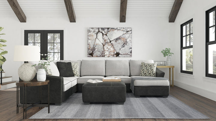 ASHLEY FURNITURE PKG008951 3-piece Sectional With Ottoman