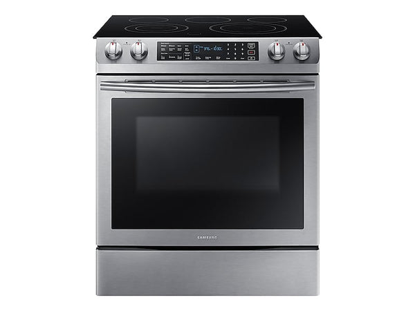 SAMSUNG NE58K9430SS 5.8 cu. ft. Slide-in Electric Range in Stainless Steel