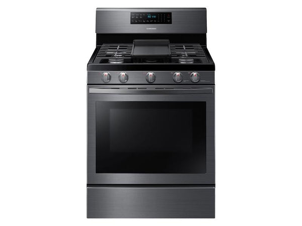 SAMSUNG NX58R5601SG 5.8 cu. ft. Freestanding Gas Range with Convection in Black Stainless Steel