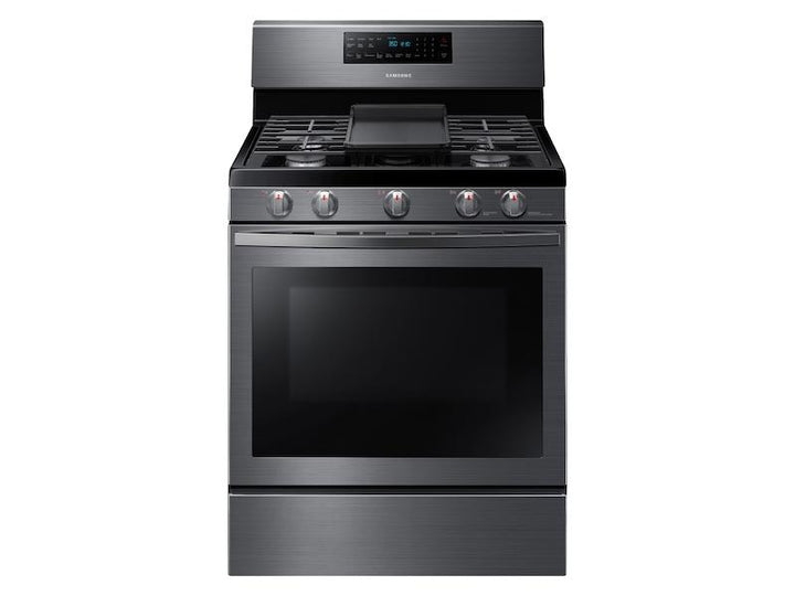 SAMSUNG NX58R5601SG 5.8 cu. ft. Freestanding Gas Range with Convection in Black Stainless Steel