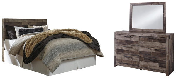 ASHLEY FURNITURE PKG003306 Queen/full Panel Headboard With Mirrored Dresser