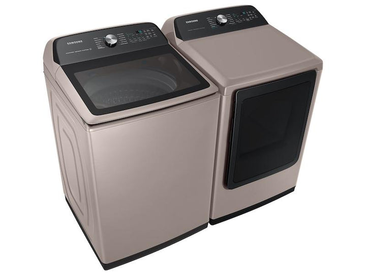 SAMSUNG DVE52A5500C 7.4 cu. ft. Smart Electric Dryer with Steam Sanitize+ in Champagne