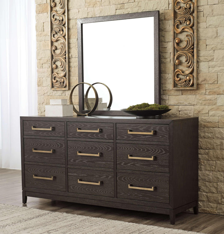 ASHLEY FURNITURE B984B1 Burkhaus Dresser and Mirror