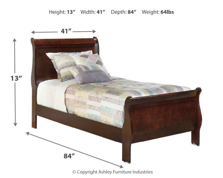 ASHLEY FURNITURE PKG000532 Twin Sleigh Bed With Mirrored Dresser