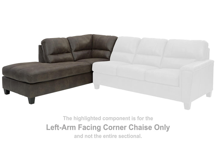 ASHLEY FURNITURE 9400216 Navi Left-arm Facing Corner Chaise