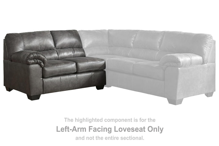 ASHLEY FURNITURE 1202155 Bladen Left-arm Facing Loveseat