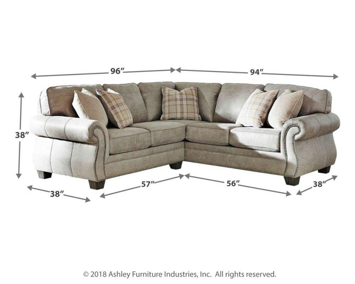 ASHLEY FURNITURE 48701S3 Olsberg 2-piece Sectional