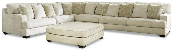 ASHLEY FURNITURE 19604U3 Rawcliffe 4-piece Sectional With Ottoman